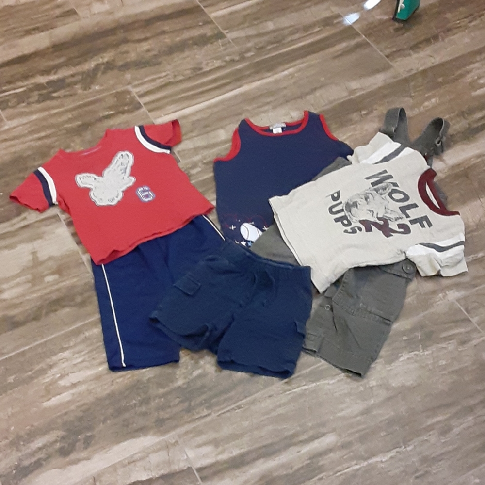 Toddler Boys Size 24 Months Clothing Bundle – 7 Pieces – Great Condition